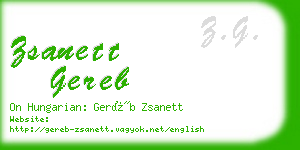 zsanett gereb business card